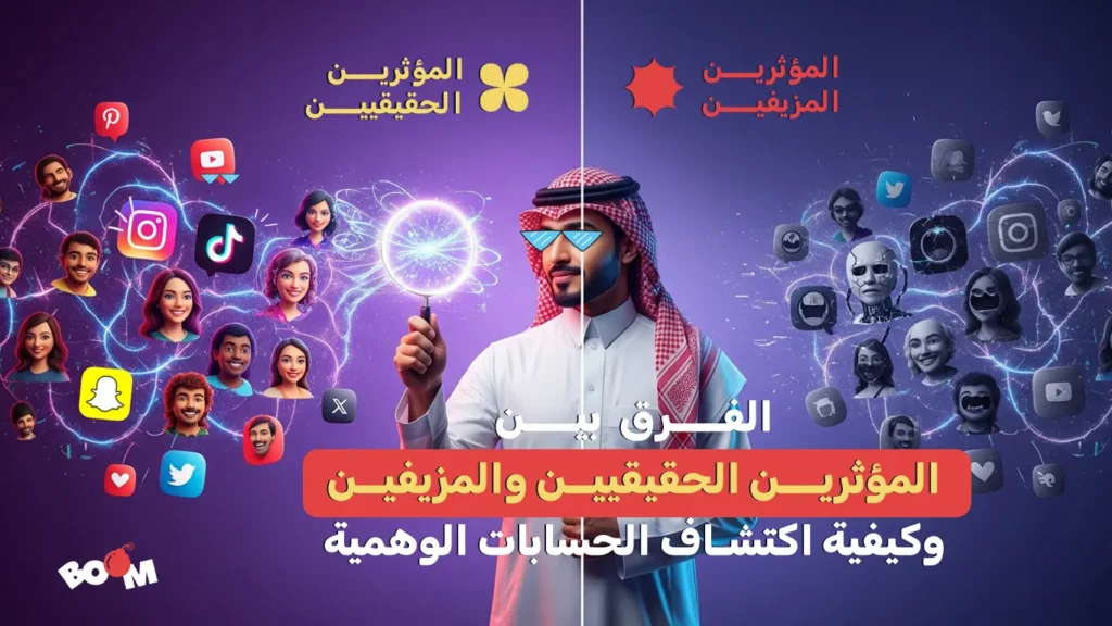 الفرق بين المؤثرين الحقيقيين والمزيفين